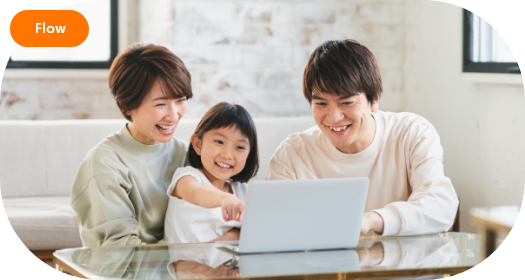 お問い合わせをする家族